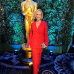 Marlee Matlin Instagram - A lovely afternoon at the @theacademy Nominee Luncheon. So proud to be a Governor and honor all the worthy nominees. Make sure to watch the #Oscars on March 10. It starts one hour earlier and I’ll be there! Glam by @craiggangi and @hayleyaston. Styling by @msjordanjohnson with @akrisofficial wool blazer and pants, @byfar_official pumps @rogervivier Clutch. Jewelry @azlee_ And husband, Kevin: mine 😜 Beverly Hills Hilton