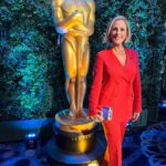 Marlee Matlin Instagram - A lovely afternoon at the @theacademy Nominee Luncheon. So proud to be a Governor and honor all the worthy nominees. Make sure to watch the #Oscars on March 10. It starts one hour earlier and I’ll be there! Glam by @craiggangi and @hayleyaston. Styling by @msjordanjohnson with @akrisofficial wool blazer and pants, @byfar_official pumps @rogervivier Clutch. Jewelry @azlee_ And husband, Kevin: mine 😜 Beverly Hills Hilton
