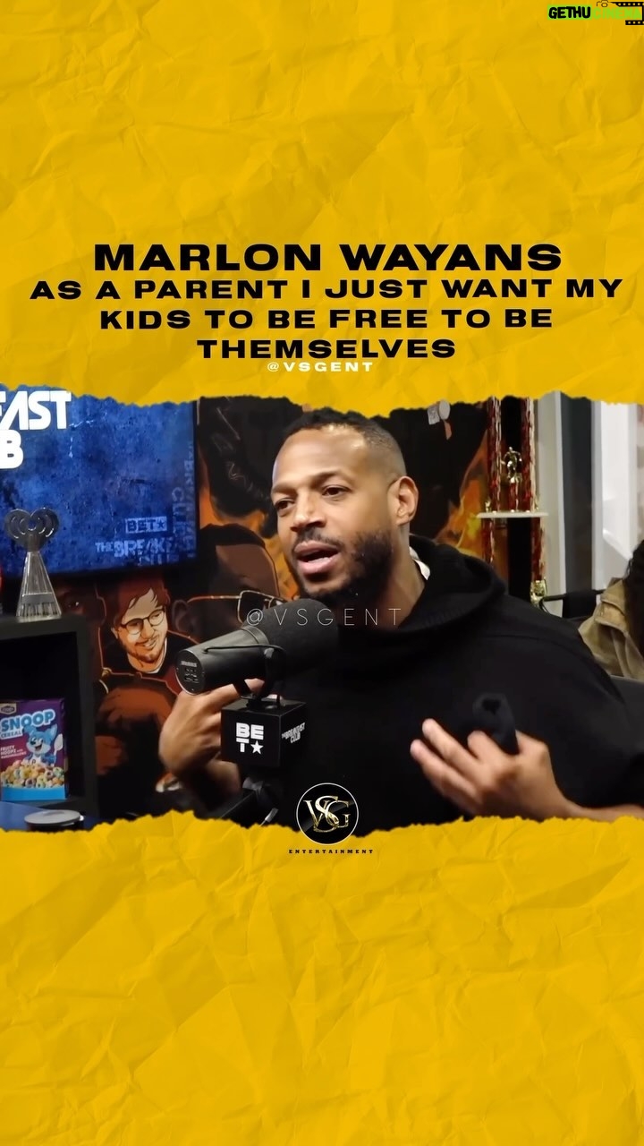 Marlon Wayans Instagram - @marlonwayans As a parent I just want my kids to be free to be themselves. Do you feel the same way? #marlonwayans 🎥 @breakfastclubam
