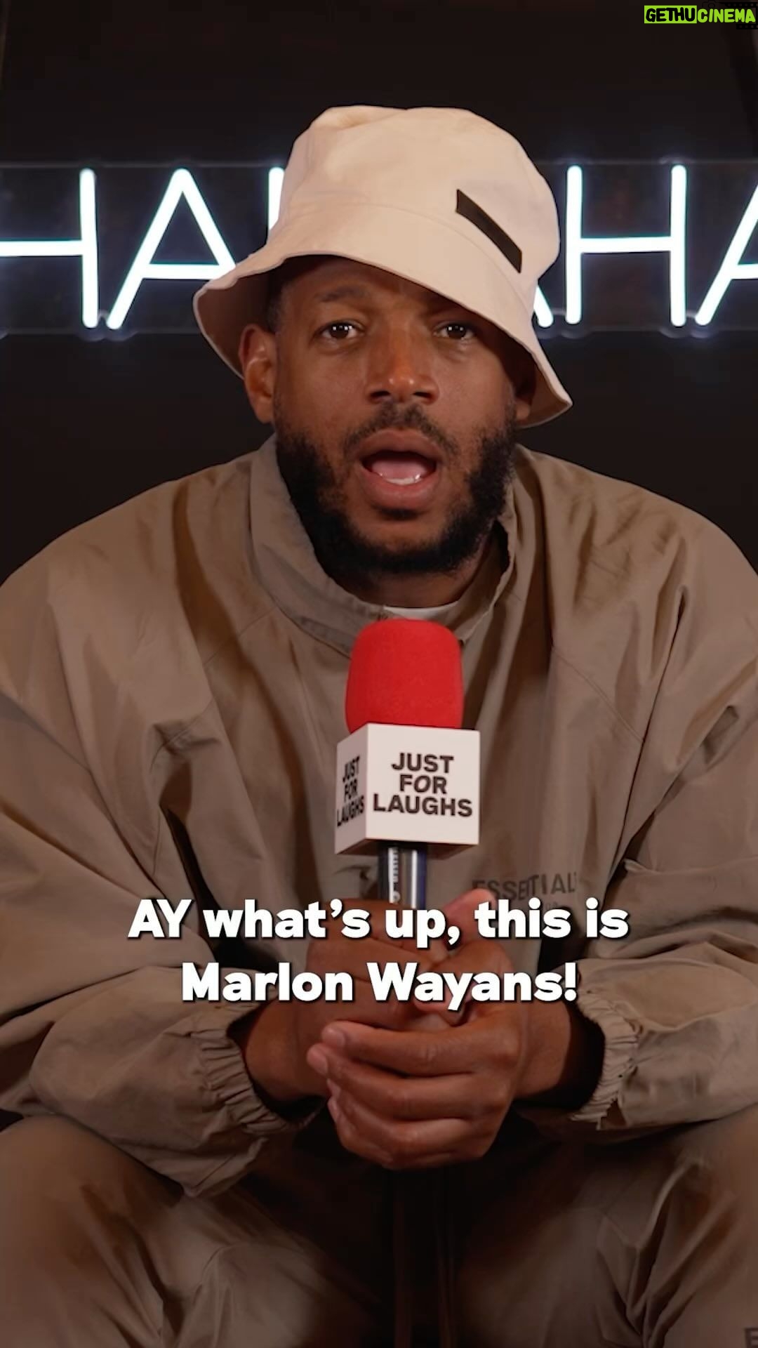 Marlon Wayans Instagram - Get your behind to Just For Laughs Toronto and come see comedy legend @marlonwayans LIVE! FOR REAL! ❌ NOT A HOLOGRAM ❌ September 30th 🔥 🎫 Get your Headliner Pass or Individual Tickets at toronto.hahaha.com! Toronto, Ontario