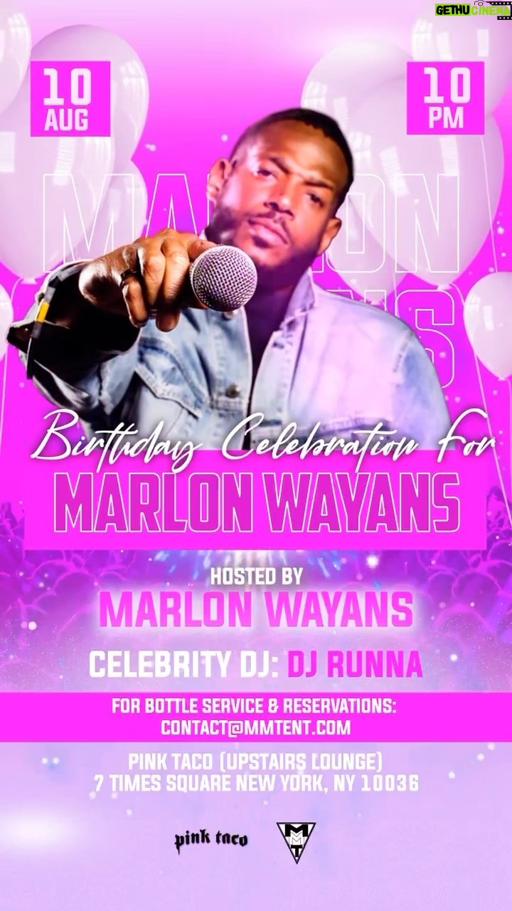 Marlon Wayans Instagram - Tomorrow Night! NYC! PULL UP! Come celebrate with me.
