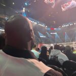 Marlon Wayans Instagram – Yoooo I’m at the fight. I’m sitting right behind Evander Holyfield… i must say Mike Tyson FUCKED THIS NIGGA EAR UP!!! 😂😂😂
My lil brother @craigwayans begged me not to post this until after we left in. Case @evanderholyfield saw this… 😂