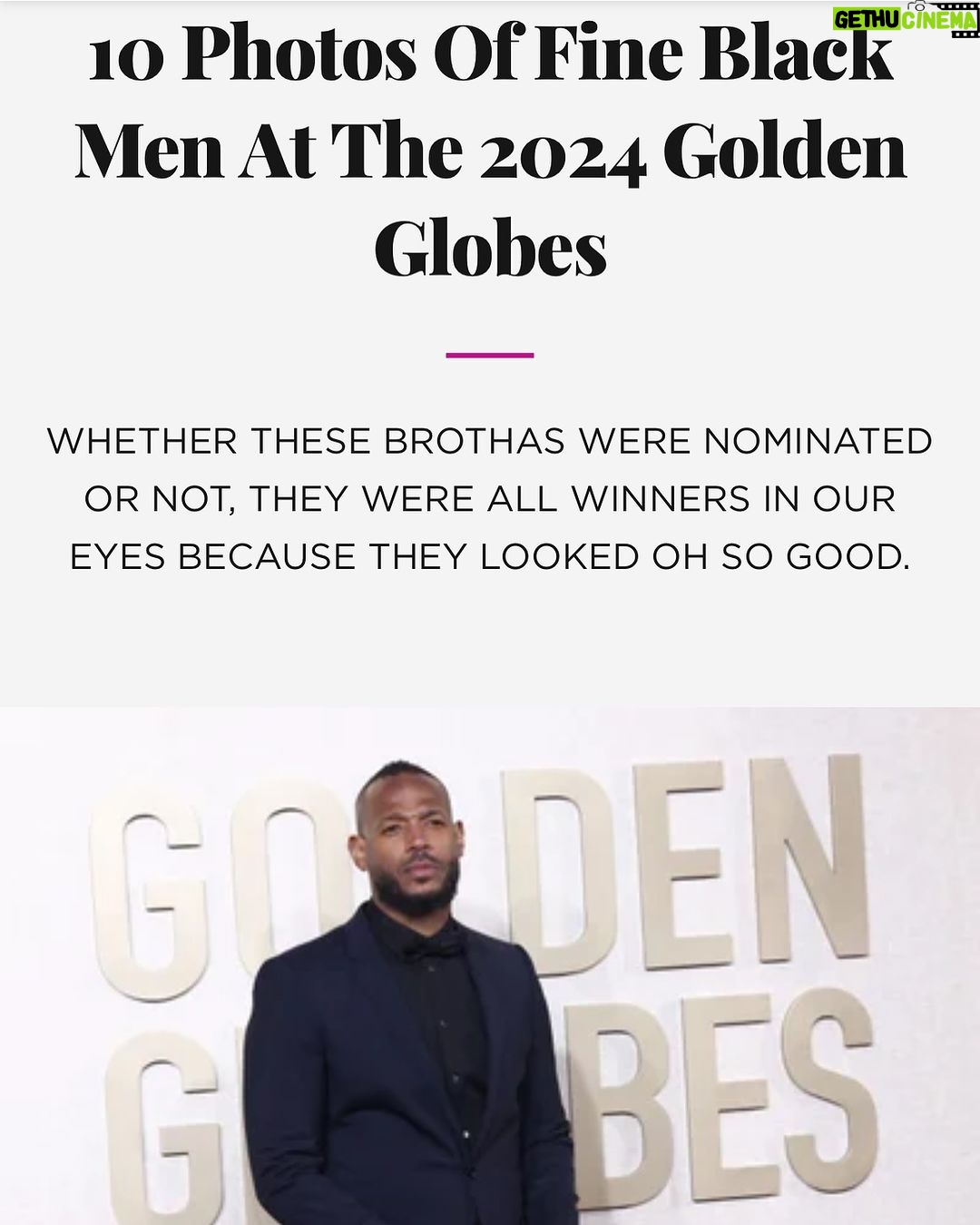 Marlon Wayans Instagram - Damn, 1 of 10 sexy black men at the Globes… Dope! Thanks @essence I been feeling more sexy lately too. Watch out world!