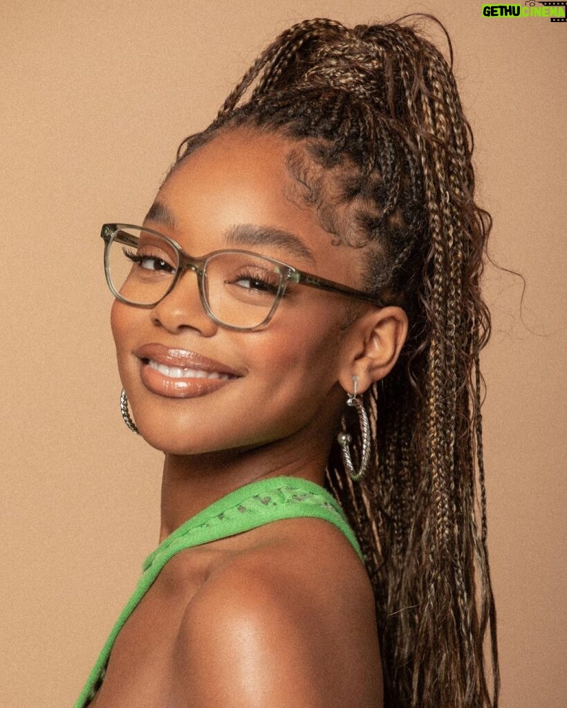 Marsai Martin Instagram - 🌟 It's finally here! 🌟 We're proud to announce our collaboration with the one and only @MarsaiMartin for the launch of our exclusive glasses collection! Embrace your unique style with @MarsaiMartin x #GlassesUSA. #FourEyes are better than two. 💙
