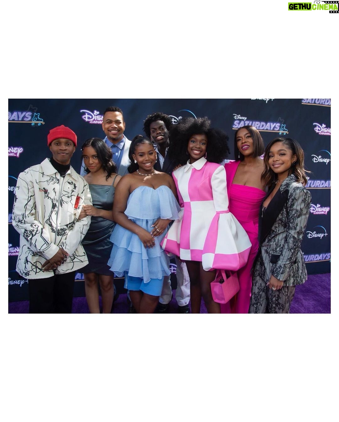 Marsai Martin Instagram - Saturdays is out TONIGHT on @disneychannel at 9P + @disneyplus tomorrow 🥹 It’s finally here and I hope you love and support it as much as I do. Lmk what y’all think when u see it 🤪 This one for the culture 💯