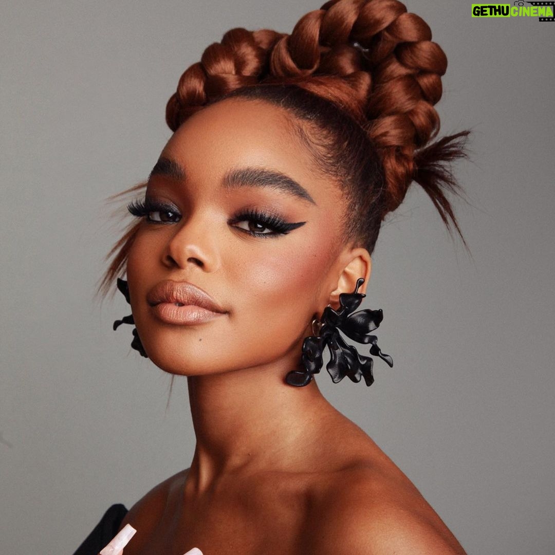 Marsai Martin Instagram - @blackpanther wakanda forever premiere 🖤