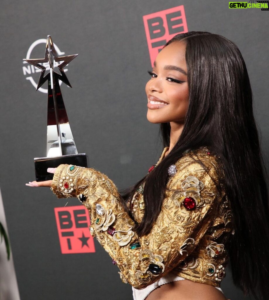 Marsai Martin Instagram - 4x @betawards 🏆 No words (fr I lost my train of thought lmao) huge thanks to the entire team at @bet for the consistent love and support every year. No one celebrates black people and our culture the way that y’all do. ✨