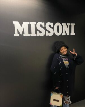 Marsai Martin Instagram - first time’s a charm (thank the lawd) ✨
MFW #Missoni #MissoniFallWinter22 
thank you for having me :)