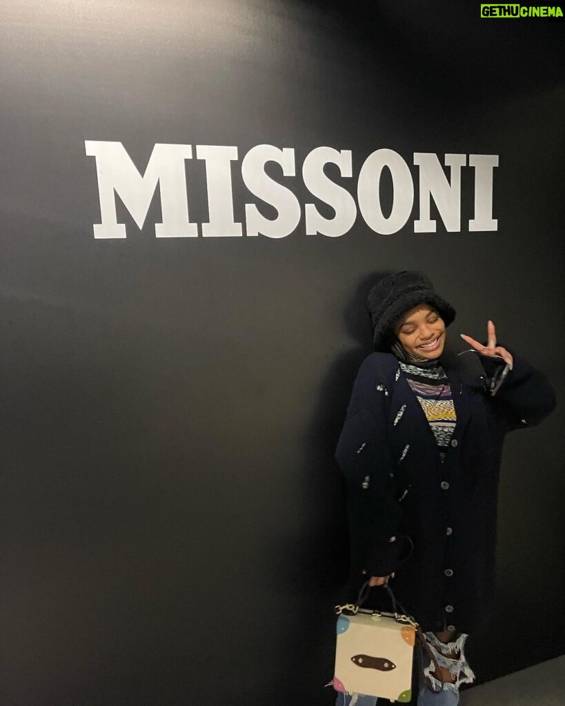 Marsai Martin Instagram - first time’s a charm (thank the lawd) ✨ MFW #Missoni #MissoniFallWinter22 thank you for having me :) Milan, Italy