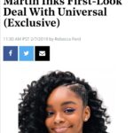 Marsai Martin Instagram - Very excited to see what the future holds ✨ Link in bio❤️