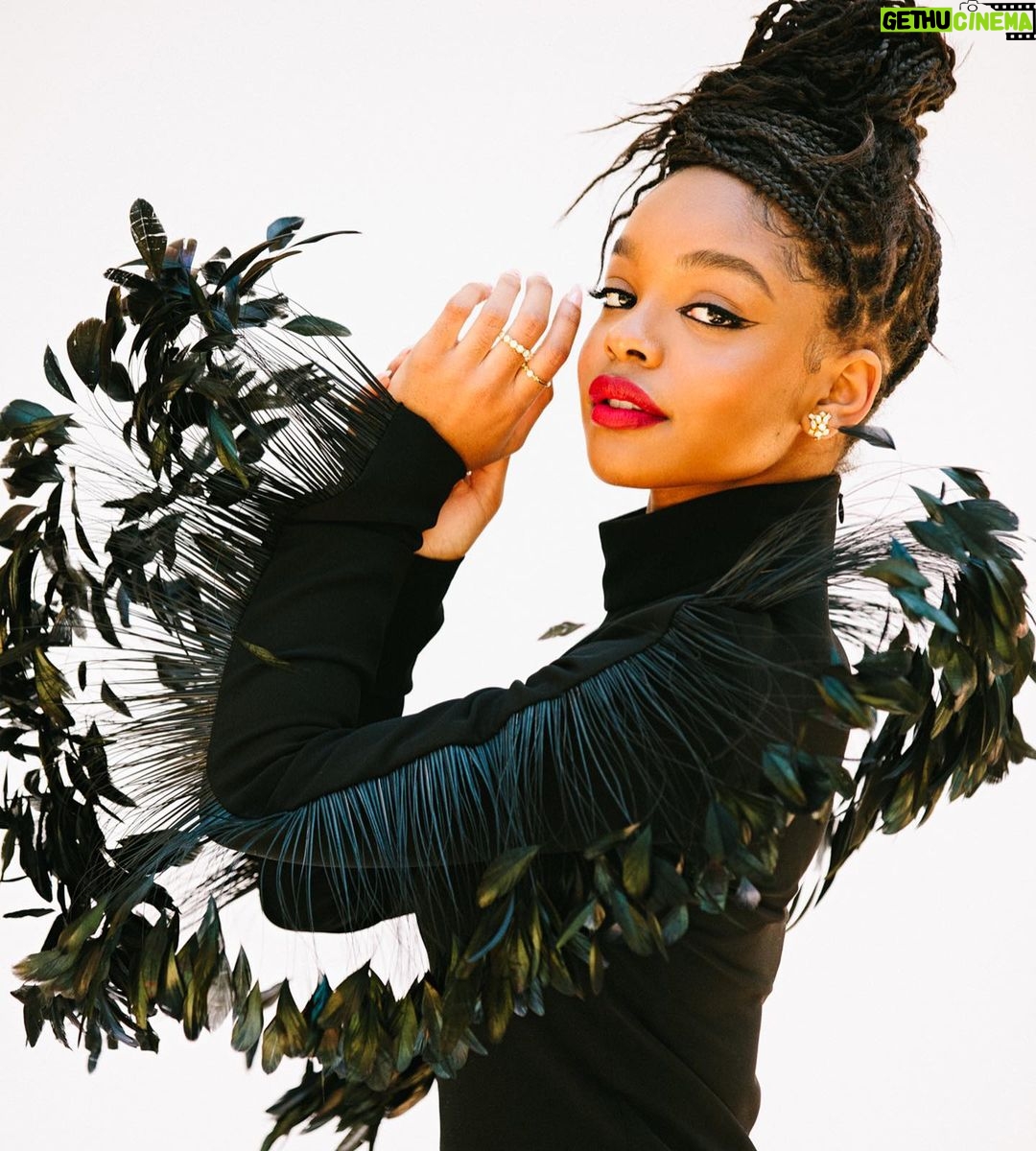 Marsai Martin Instagram - NAACP ‘21 🖤 This is crazyyy. Thank you very much to my @naacp family for continually recognizing myself, and just uplifting our beautiful culture and people. I hope to continue to make y’all proud.🥰 📸 @jenjphoto