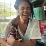Marsha Thomason Instagram - Meet Miss Dusty Pucci Angel, she belongs to my friend. What a beauty! Just don’t tell my boy Baxter that I’ve been seeing other dogs!😉
