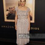 Marsha Thomason Instagram – Great night celebrating my friend @joelphillimore and the rest of the remarkable cast of The Boys In The Boat directed by George Clooney. Also happy to get a red carpet wear out of this @laceandbeads_london dress that I love!