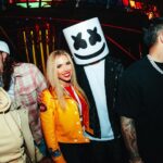 Marshmello Instagram - Congrats to the @chiefs on the back to back win and my brothers @patrickmahomes @killatrav @tommy_townsend , happy we were able to celebrate the dynasty properly at @xslasvegas last night! XS Las Vegas