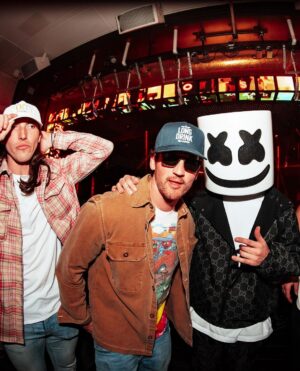 Marshmello Instagram - Congrats to the @chiefs on the back to back win and my brothers @patrickmahomes @killatrav @tommy_townsend , happy we were able to celebrate the dynasty properly at @xslasvegas last night!