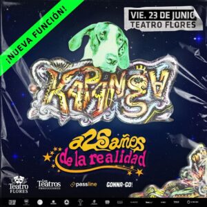 Martín Fabio Instagram - POR ENTRADAS AGOTADAS, NUEVA FUNCIÓN 🚀
💥¡Parece que el público kapanguero estaba esperando escuchar este disco completo!💥 
Arranca la gira itinerante🚀 Después de agotar el @teatrovorterix, nos mudamos el 23/6 al @teatroflores!! ( y proximamente info de shows x todo el pais 🇦🇷)!🔥 Estamos emocionados por tanto apoyo, prometemos que serán conciertos inolvidables!❤️‍🔥

🎫 Entradas a la venta a partir de mañana a las 12h por @passline_argentina (Primer preventa)

#A25AñosDeLaRealidad #A25añosdeA15cmdelaRealidad #a15cmdelarealidad #Kapanga2023 #NuevaFecha #SoldOut #EntradasAgotadas
