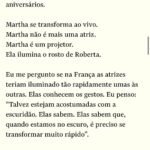 Martha Nowill Instagram - Marion Aubert escreveu uma texto lindo para a @quatrocincoum sobre as leituras dirigidas pela @daniela_thomas_ que fizemos para @supersonicalivros durante o apagão da quinta-feira. Para mim foi uma noite mágica e o olhar da @mario.aubert eternizou as coisas de um jeito tocante. Leiam, ela escreve tão bem. deixo o link no stories.