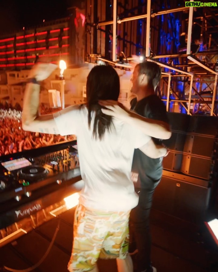 Martin Garrix Instagram - wow Ushuaia was INSANE last night! 🔥🤯 thanks for joining me @alesso & @steveaoki ❤️ Ushuaïa Ibiza