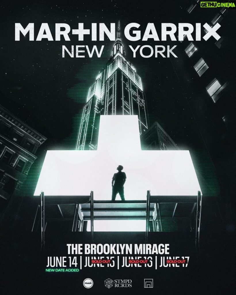 Martin Garrix Instagram - holy shit New York I can’t believe we sold out 3 shows in an hour! excited to announce the 4th one. forever grateful ❤️❤️