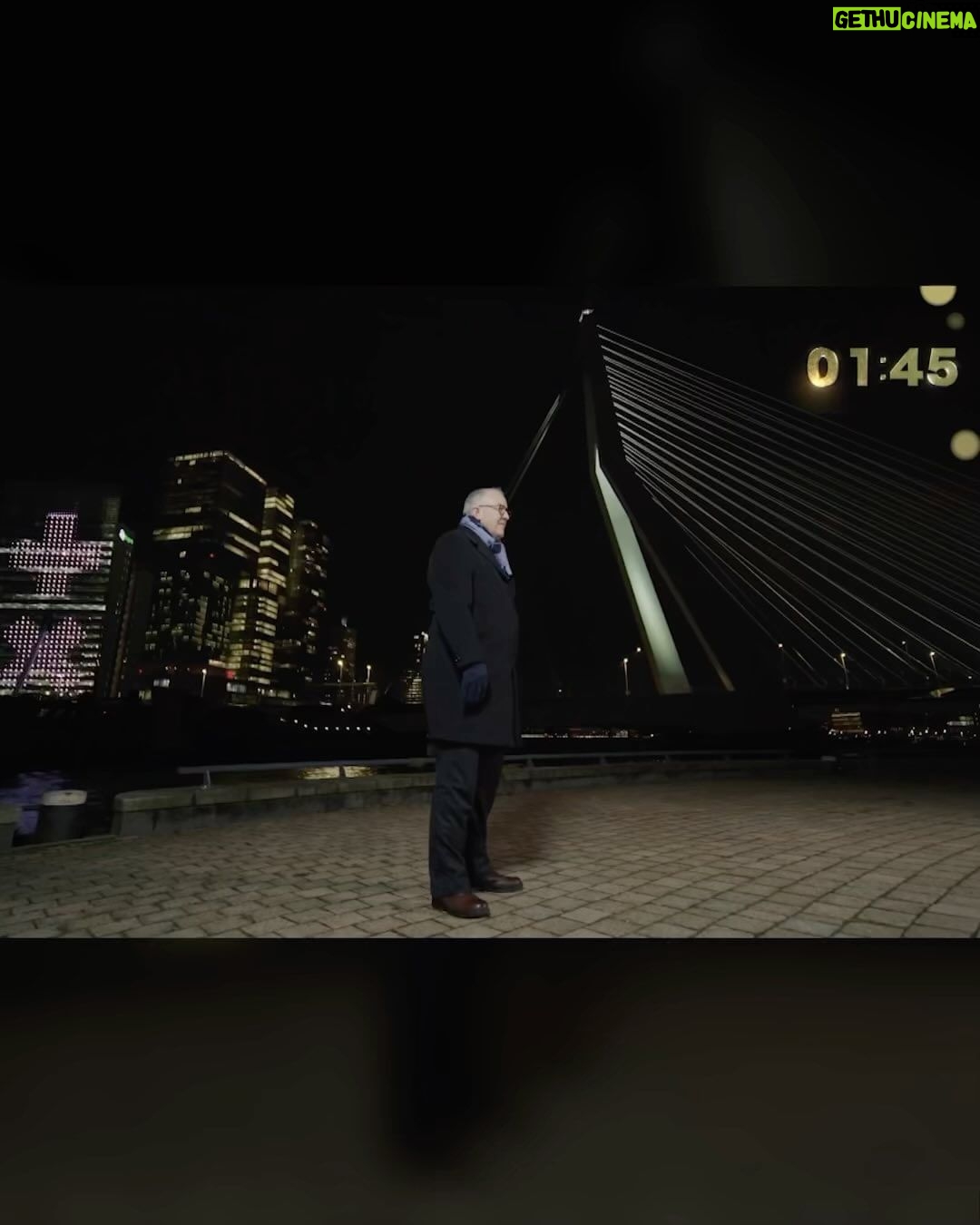Martin Garrix Instagram - very honoured to do the music for the Dutch National Fireworks this year!!! big thanks to Mr Aboutaleb & the city of Rotterdam! Erasmusbrug