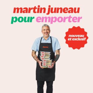 Martin Juneau Instagram - 📢 GRANDE ANNONCE! Après avoir marqué la scène culinaire québécoise, @martin_juneau rejoint notre grande famille à titre de chef exécutif pour les solutions repas!
 
Il a confectionné 8 nouveaux plats qui sont à la fois simples et recherchés avec un seul mot d'ordre : être savoureux. Retrouvez-les dès maintenant dans la section mets cuisinés de votre épicerie ou en ligne sur metro.ca
 
Dans les magasins participants seulement.