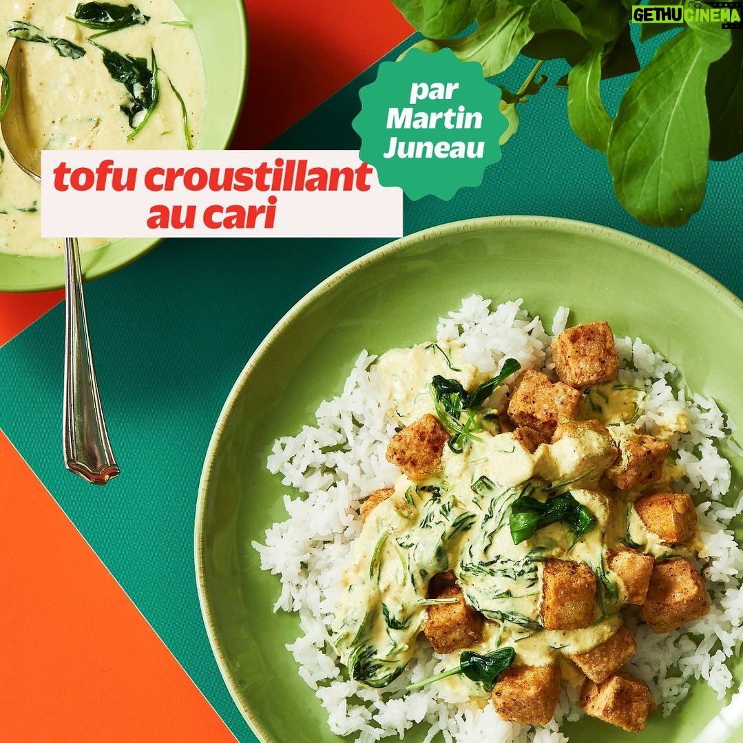 Martin Juneau Instagram - Un délice végé à déguster sans modération! 🌱🍛 Lien dans la bio pour la recette.