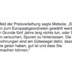 Martin Sonneborn Instagram - Falls jemand da draußen einen gutdosierten* Job sucht: EU-Parlamentarier ist super! Stellenbeschreibung von meiner Chefin, Parlamentspräsidentin Roberta Metsola (anlässlich irgendeiner Preisverleihung, "Abgeordneter des Jahres" o.s.ä.) (Übrigens nicht zu mir. Smiley!) Mehr in: "Herr Sonneborn bleibt in Brüssel" - Buchvorstellung am 11.2. im Kino International, Berlin (Matinee), abends in Warnemünde, 12.2. in Hamburg, 13.2. in Dortmund, 14.2. in Oberhausen, 15.2. in - hahaha! - Wuppertal, 29.2. in Reutlingen, 6.3. Köln (ausverkauft), 18.3. Erfurt, 21.3. Bamberg, 22.3. Bayreuth, 23.3. Leipzig - und mit Gsella & Schmitt am 16.3. in Augsburg, 17.3. in Dresden * Typischer Fall von "Autokorrektur". Ich schrieb eigentlich "gutdotiert". Passt aber beides!