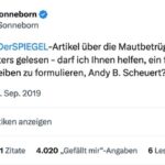 Martin Sonneborn Instagram - Das Angebot gilt natürlich immer noch...