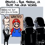 Martin Sonneborn Instagram - Nach einer (messerscharf) selbstkritischen Ursachenanalyse hat Macron die "sozialen Medien" und Balla-Balla-Bildschirmspiele als Auslöser der Unruhen in Frankreich ausgemacht. Wir möchten ergänzen: Und die neue Farbe von Oma Dupont ihrer gestreiften Gelenkarmmarkise.
