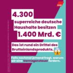 Martin Sonneborn Instagram - Falls noch mal jemand fragt, warum wir ein EXISTENZMAXIMUM in Höhe von 10 Millionen fordern. Smiley!(Vermögenssteuer ist dagegen nur ein Butterbrot, lieber DGB...)