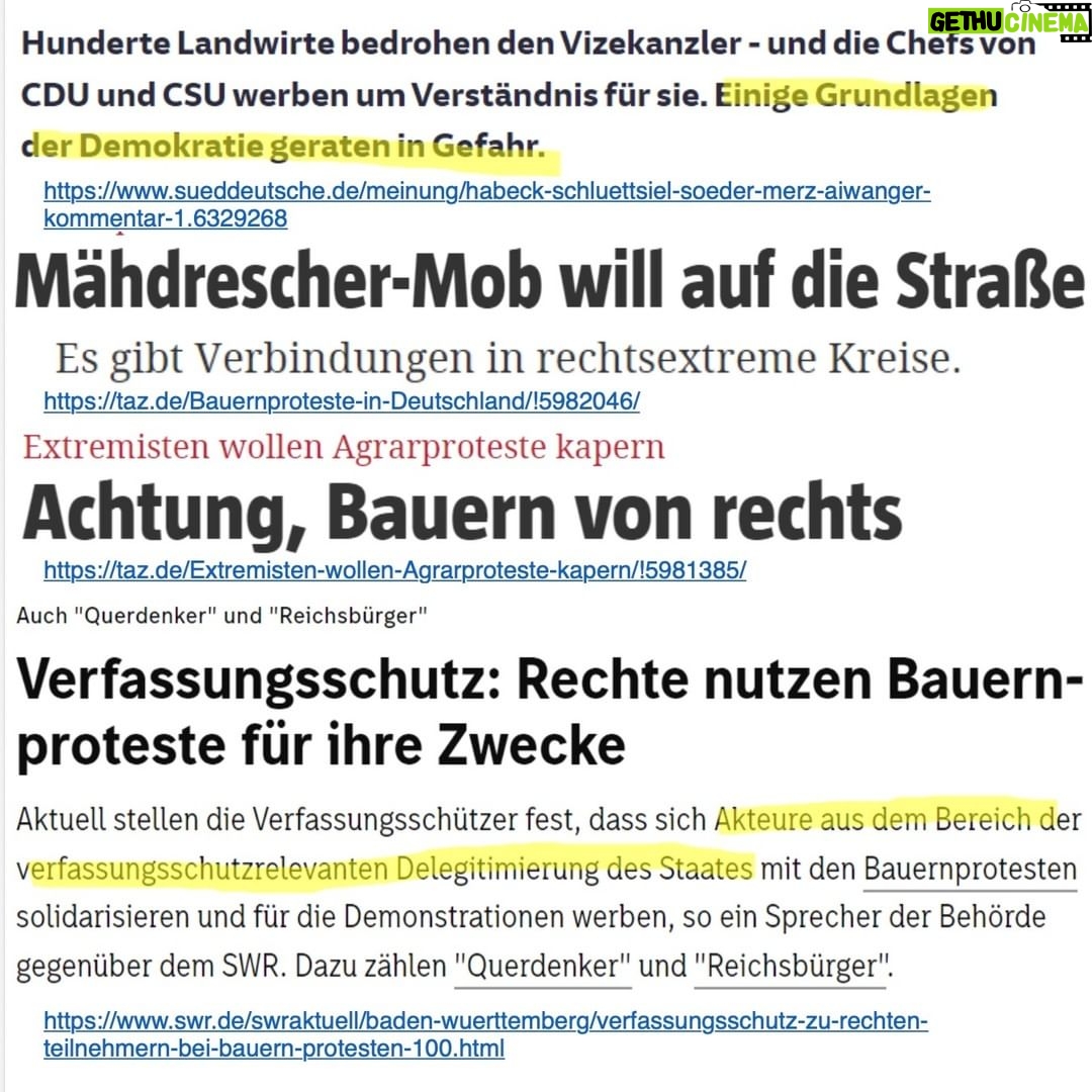 Martin Sonneborn - 5.6K Likes - "Wenn die Letzte Generation sich vor den Traktoren festklebt, bevor die von den Höfen fahren können, ist Deutschland gerettet", schreibt mein (depressiver) Redenschreiber... Smiley!