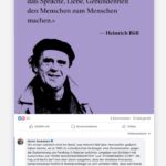 Martin Sonneborn Instagram – Der Heinrich-Böll-Stiftung habe ich es gerade mal en passant ordentlich besorgt… Smiley!
Wir wollen nicht vergessen, dass Die PARTEI schon vor der EU-Wahl 2019 den Bau einer deutschen Atombombe gefordert hat (“…einfach damit wir die ersten sind, die das fordern…”) – also weit vor “Joschka” Arschloch Fischer.
PS: Die Lesung in der Distel morgen ist ausverkauft, für die Kammerspiele in Kleinmachnow heute Abend gibt es noch 200 Karten.
PPS: Text (Auszug) stammt aus “99 Ideen zur Wiederbelebung der politischen Utopie”, Latour/Sonneborn, Sommer ’21.