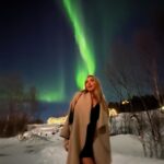 Martine Lunde Instagram - Fikk oppleve nordlys for første gang i går😭😭😍😍❤️ Malangen, Tromsø, Norway