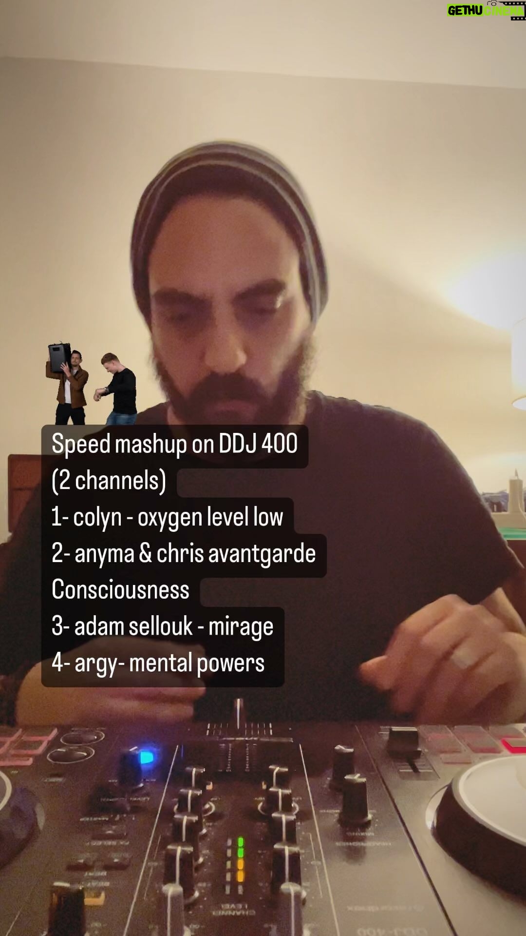 Marwan Younes Instagram - First time doing a speed mashup on DDJ 400 (wish I had 4 channels to play with)