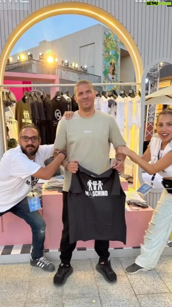 Marwan Younes Instagram - An idea that started on the couch has reached a level I’m very proud of.. thank you very much to everyone who has helped make this brand @im_wearing_marv what it is today 🩵 specially my partner @hendhassan57 @fashion_911_outlet