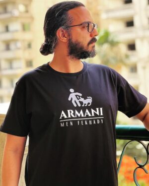 Marwan Younes Instagram - مساء الخير… محتاج ب ٣ جنيه شموخ لو سمحت 
Tshirt from @im_wearing_marv