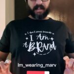 Marwan Younes Instagram - @im_wearing_marv 👈 Don’t buy brands… Make one ❤️😎 get your MARV shirt now 👐 • • • • • #wearingmarv #stayMARVelous #tshirt #casual #marv #wear #shirt #casualstyle