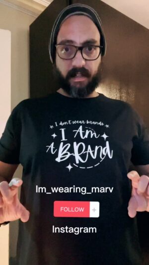 Marwan Younes Instagram - @im_wearing_marv 👈 Don’t buy brands… Make one ❤️😎 get your MARV shirt now 👐 
• 
• 
• 
• 
• 
#wearingmarv #stayMARVelous #tshirt #casual #marv #wear #shirt #casualstyle