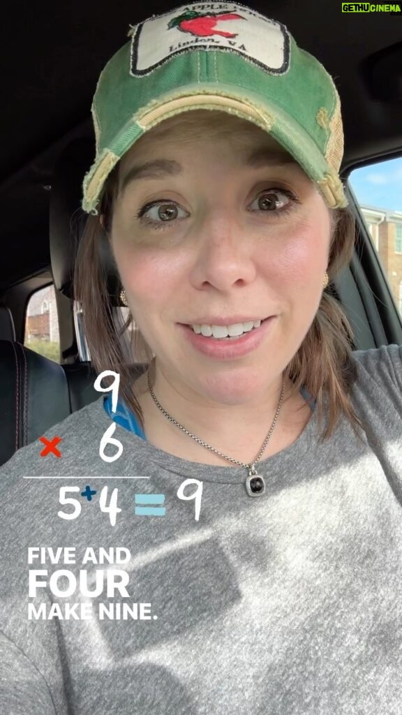 Mary Katharine Ham Instagram - A math trick I learned while teaching my oldest her multiplication tables. I know many kids have a hard time just memorizing lists of numbers, so maybe this can help some of your kids, and if not, it’s just kinda cool! My daughter really thrived once she had this trick to jog her memory. For other times tables, we use pictures and stories to help her remember (more on that if anyone’s interested) and slowly but surely, she’s getting to quick recall. It’s just a matter of how you get those things to stick in your brain, and different things work for different brains. Hope y’all enjoy this one even if you already know your 9s times tables. 😂 #math #mathtricks #mathskills #homeschool #sorta