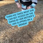 Mary Katharine Ham Instagram - Perfecting the school drop-off for my big girls with 4 kids along for the ride. Today, we succeeded without much yelling and we treated ourselves with a little breakfast out and some park time. Park time for the third kid with a newborn brother requires some creativity, but she enjoys it because she has always been chill and independent!