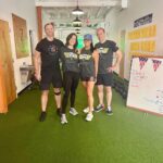 Mary Katharine Ham Instagram - We did it! Here is @lastewfit reminding me it’s time to rejoin the #quadsquad with her now that I’m back in the gym. The fact that our poses, hats, and shirts are perfectly aligned and complementary is a coincidence and why we make perfect workout buddies. I just did bodyweight squats and felt pretty good! One woman (Woo, Em!) and one man (Yay, Steve!) at the workout did the full weight. I can work up to it for next year. Thank you to everyone who joined us to honor 1LT Travis Manion (USMC) and to all those who supported us and thanks to @zweetsport for hosting us! It’s always fun to honor the fallen by challenging the living, and I certainly thought I would be in a heap a lot earlier than I was today, so now I have no excuses for future workouts. Getting stronger every day! If you’ve never done anything with @travismanionfoundation before, find a service project, run, or workout near you (travismanion.org) and join us. They’re great folks to meet in your community! #ifnotmethenwho #manionwod Zweet Sport