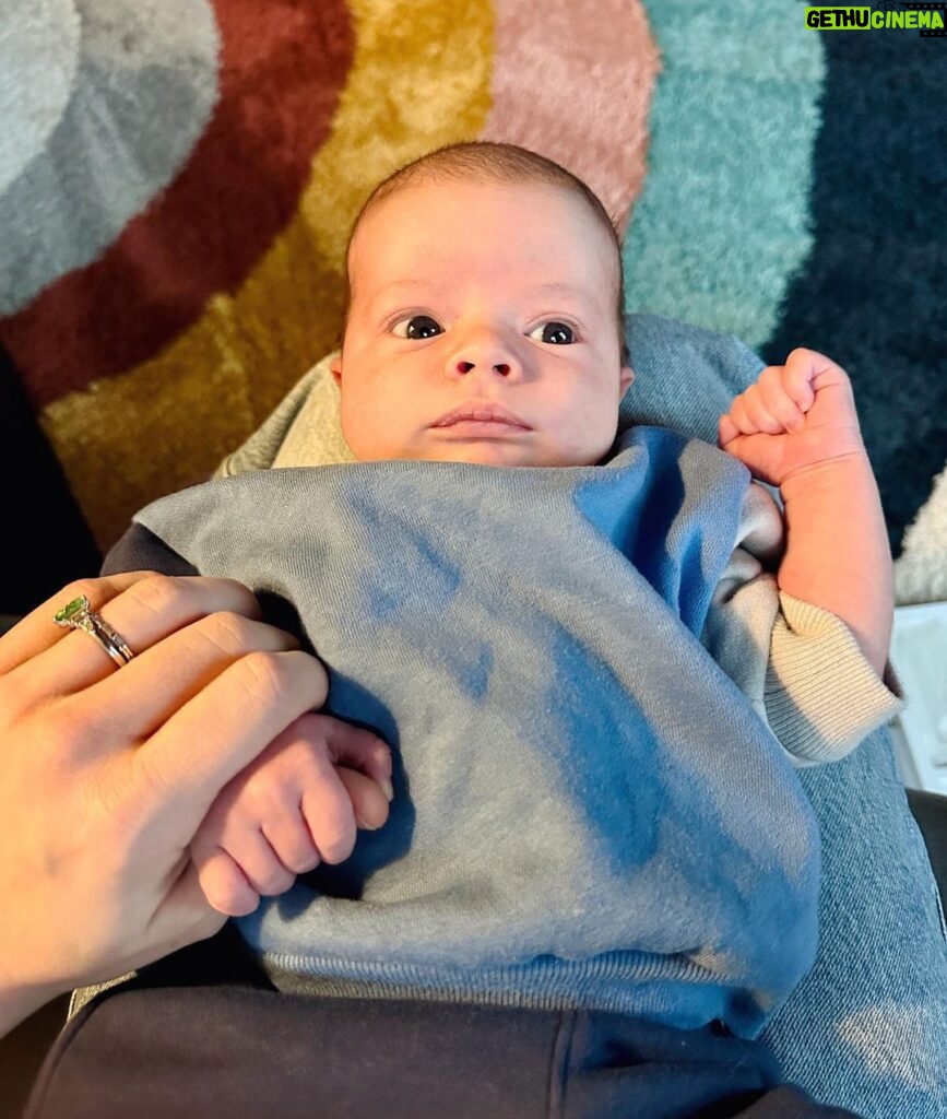 Mary Katharine Ham Instagram - Little guy getting bigger, and has a matching jogger set, obvi.