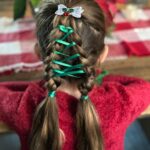 Mary Katharine Ham Instagram - I am an ✨artiste✨ (who learns from other artistes who make YouTube videos and Reels). Christmas program hair: ❤️🎄💚💅🏻