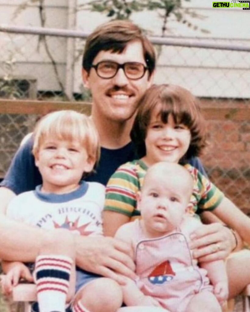Mary Katharine Ham Instagram - Happy Father’s Day to my dad, from whom I got my classic sense of style, a tendency to say “what? You didn’t know that?” to my kids about things that happened long before they were born and they’d have no way of knowing, and my love of a good DIY, 85-93% completed. He most recently helped me get a nursery in order for these two babies, which I believe is the third nursery of mine he’s worked on. Thanks for everything, Daddy!