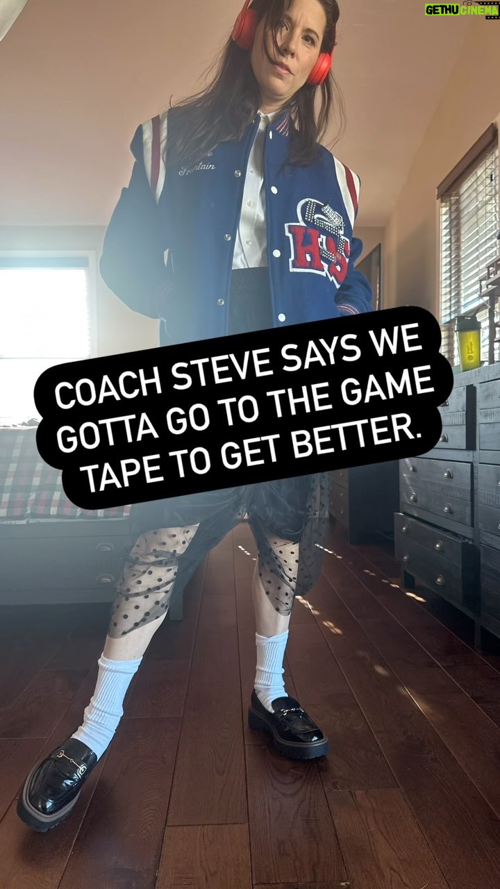Mary Katharine Ham Instagram - Me: “Look, we raised such self-possessed children that I cannot embarrass them with my NFL Gameday fits! Great parenting!” Him: “Nah, you just shot too high on that first fit. The cringe cannot be duplicated.” Me: “Don’t tempt me with a good time!” I may need more Stefon Diggs. #nflgamedayfit #nflplayoffs #gamedayfit #Super Bowl #stefondiggs #closetcosplay #momstyleinspo #momstyle