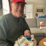 Mary Katharine Ham Instagram - Happy Father’s Day to my dad, from whom I got my classic sense of style, a tendency to say “what? You didn’t know that?” to my kids about things that happened long before they were born and they’d have no way of knowing, and my love of a good DIY, 85-93% completed. He most recently helped me get a nursery in order for these two babies, which I believe is the third nursery of mine he’s worked on. Thanks for everything, Daddy!