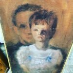 Mary Wiseman Instagram - Super great painting for child's bedroom! So pretty middle of the night! Goodnight! Pretty painting for nighttime! Your door's locked from the outside! Good night !sweet baby goodnight!