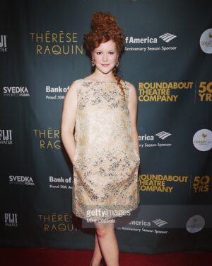 Mary Wiseman Instagram - Deep thanks @dennisbasso for this stunning dress! I felt like a million bucks wearing it for my Broadway debut! #dbgirl