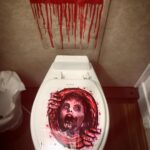 Mary Wiseman Instagram – @coliver09 decorated my trailer toilet for Halloween and it is…. spoopy