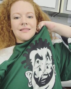 Mary Wiseman Instagram - Dream job. Watch @basketsfx for more #juggalowife content #ifaketthrowuppedonthatbaby